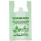 Biodegradowalne torby ekologiczne z zielonym nadrukiem z materiału HDPE w rozmiarze 1/6